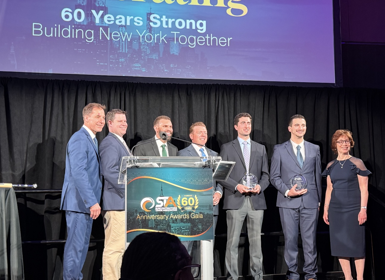 CEO Joanna Parziale Honored as Trade Contractor of the Year at STA’s 60th Anniversary Gala